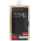 Custodia a portafoglio di lusso per iPhone 12 mini nera