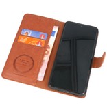 Custodia a portafoglio di lusso per iPhone 12 mini marrone