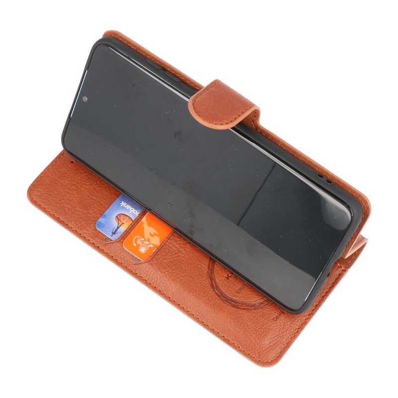 Étui portefeuille de luxe pour iPhone 12 mini Marron