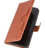 Custodia a portafoglio di lusso per iPhone 12-12 Pro marrone