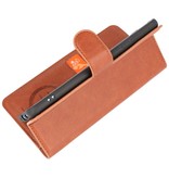 Luxus Brieftasche Hülle für iPhone 12 -12 Pro Brown