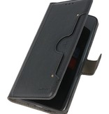 Étui portefeuille de luxe pour iPhone 12 Pro Max Noir