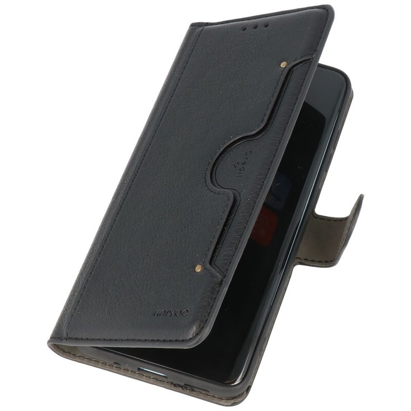 Luksus pungetui til iPhone 12 Pro Max sort