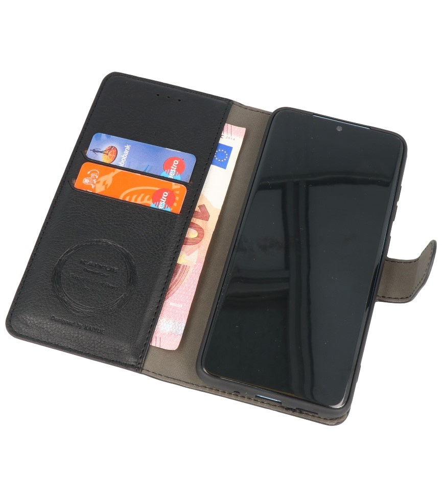 Luxus Brieftasche Hülle für iPhone 12 Pro Max Schwarz