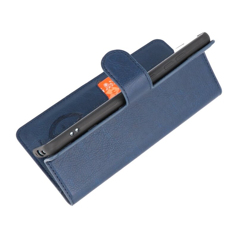 Étui portefeuille de luxe pour iPhone 12 Pro Max Navy