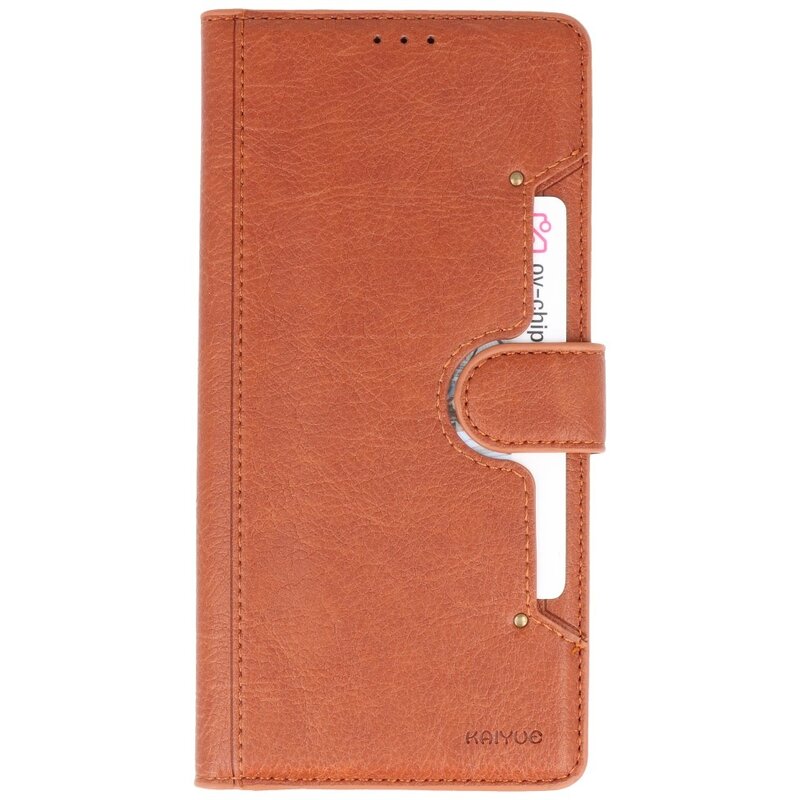 Luxury Wallet Case for iPhone 12 Pro Max Brown