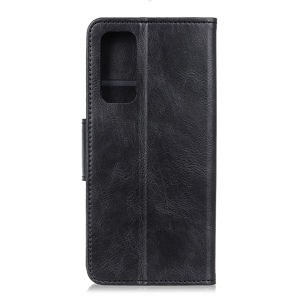 Tirez le style de livre en cuir PU pour Samsung Galaxy A42 5G noir