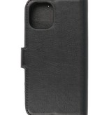 Custodia a portafoglio di lusso per iPhone 12 mini nera