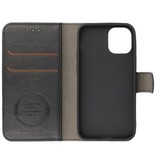 Luxe Portemonnee Hoesje voor iPhone 12 mini Zwart