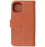 Luxury Wallet Case for iPhone 12 mini Brown