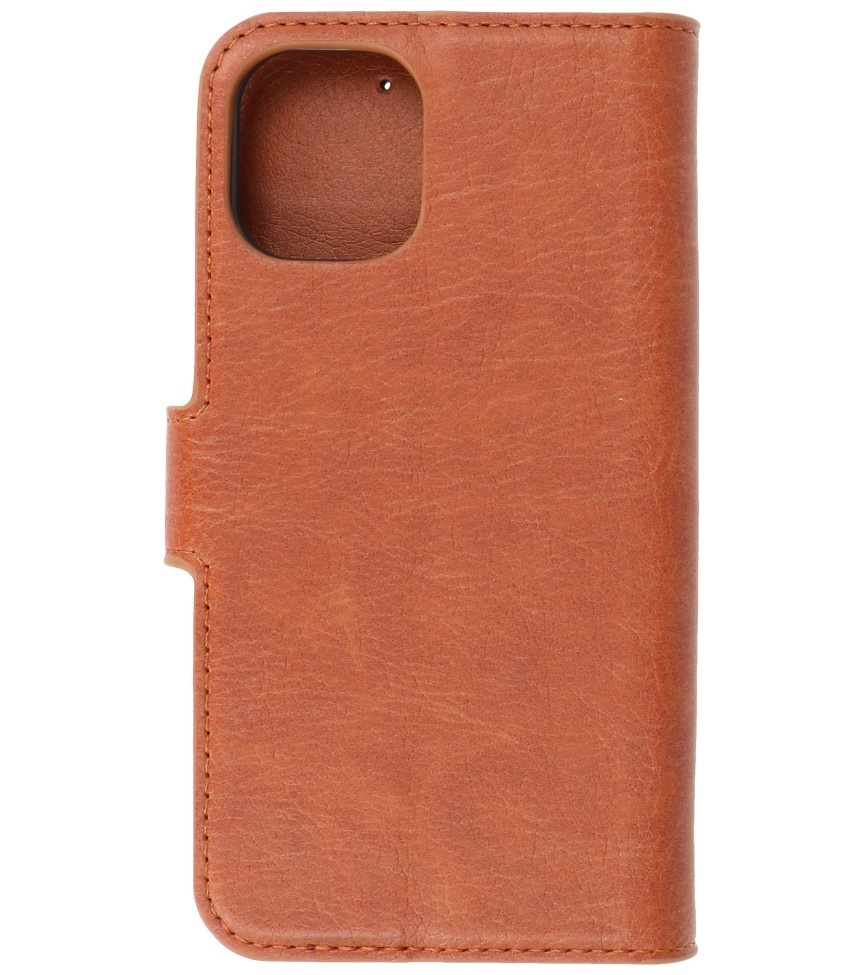 Luxury Wallet Case for iPhone 12 mini Brown