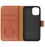 Luxury Wallet Case for iPhone 12 mini Brown