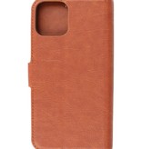 Luxe Portemonnee Hoesje voor iPhone 12 -12 Pro Bruin