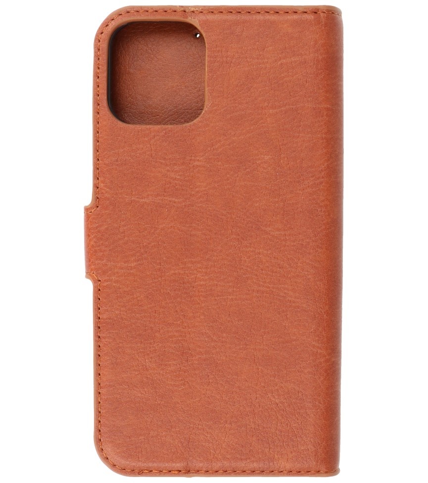 Étui portefeuille de luxe pour iPhone 12-12 Pro Marron