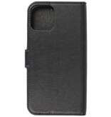 Étui portefeuille de luxe pour iPhone 12 Pro Max Noir