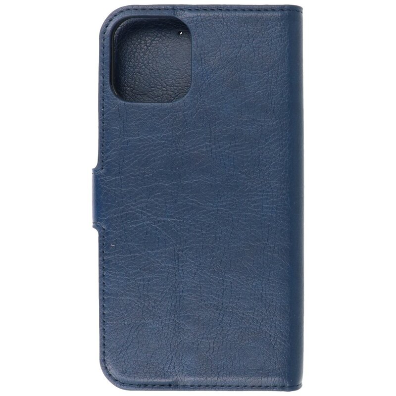 Estuche de lujo tipo billetera para iPhone 12 Pro Max Navy