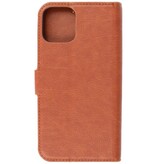 Custodia a portafoglio di lusso per iPhone 12 Pro Max Brown