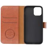 Luxury Wallet Case for iPhone 12 Pro Max Brown