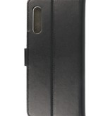 Étuis portefeuille pour Samsung Galaxy A90 noir