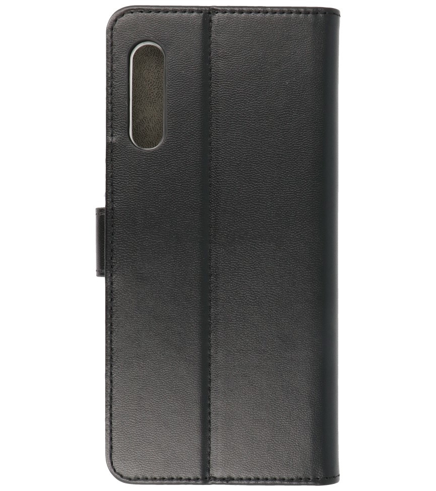 Wallet Cases Cover for Samsung Galaxy A90 Black