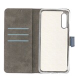Wallet Cases Cover für Samsung Galaxy A90 Navy