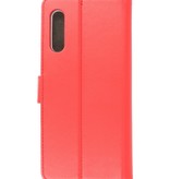 Custodia a portafoglio Cover per Samsung Galaxy A90 Red
