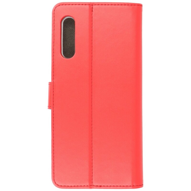 Wallet Cases Cover for Samsung Galaxy A90 Red