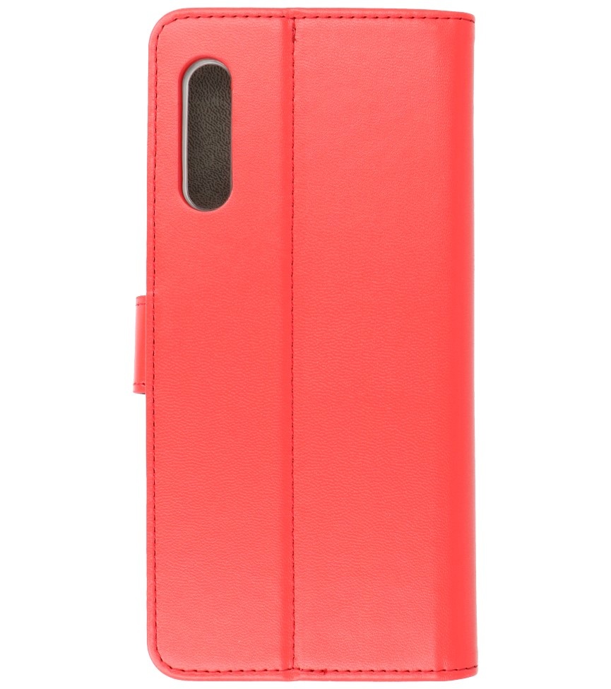 Wallet Cases Hoesje voor Samsung Galaxy A90 Rood