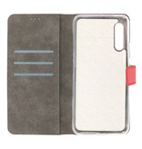 Wallet Cases Cover for Samsung Galaxy A90 Red