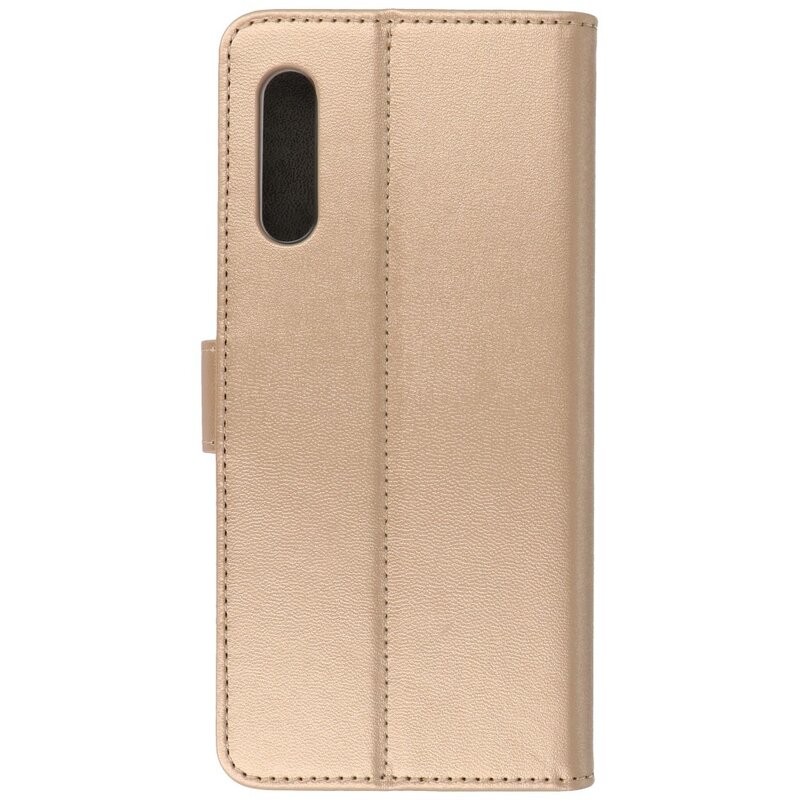 Brieftasche Hüllen Fall für Samsung Galaxy A90 Gold