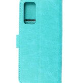 Bookstyle Wallet Cases Hoesje voor Samsung Galaxy S20 FE Groen