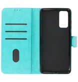 Bookstyle Wallet Cases Hoesje voor Samsung Galaxy S20 FE Groen