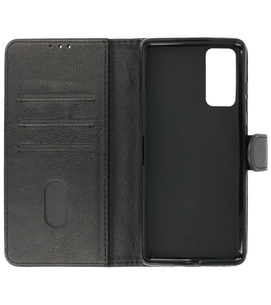 Bookstyle Wallet Cases Case for Samsung Galaxy S20 FE Black