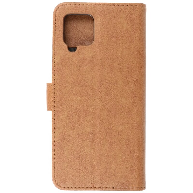 Custodia a portafoglio Bookstyle per Samsung Galaxy A42 5G marrone