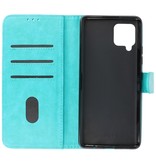 Bookstyle Wallet Cases Hoesje voor Samsung Galaxy A42 5G Groen