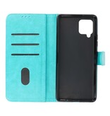 Bookstyle Wallet Tasker Taske til Samsung Galaxy A42 5G Grøn