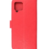 Bookstyle Wallet Cases Hoesje voor Samsung A42 5G Rood