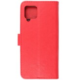 Bookstyle Wallet Cases Hoesje voor Samsung A42 5G Rood