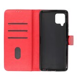 Bookstyle Wallet Cases Hoesje voor Samsung Galaxy A42 5G Rood