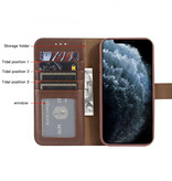 Echte Ledertasche für iPhone Xs Max Brown