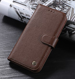 Genuine Leather Case for iPhone Xs Max Brown