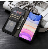 Echte Ledertasche iPhone 12 Pro Max Schwarz