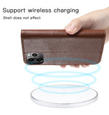 Echte Ledertasche für iPhone 11 Pro Brown