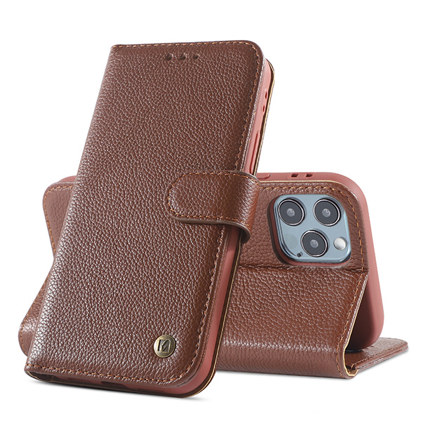 Genuine Leather Case for iPhone 11 Pro Brown