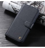 Echte Ledertasche für iPhone 11 Pro Max Navy