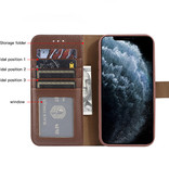 Echte Ledertasche für iPhone 11 Pro Max Brown