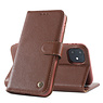 Ægte læder taske iPhone 12 mini brun