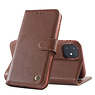 Echte Ledertasche iPhone 12 Mini Brown