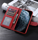 Genuine Leather Case for iPhone 12 Pro Max Red