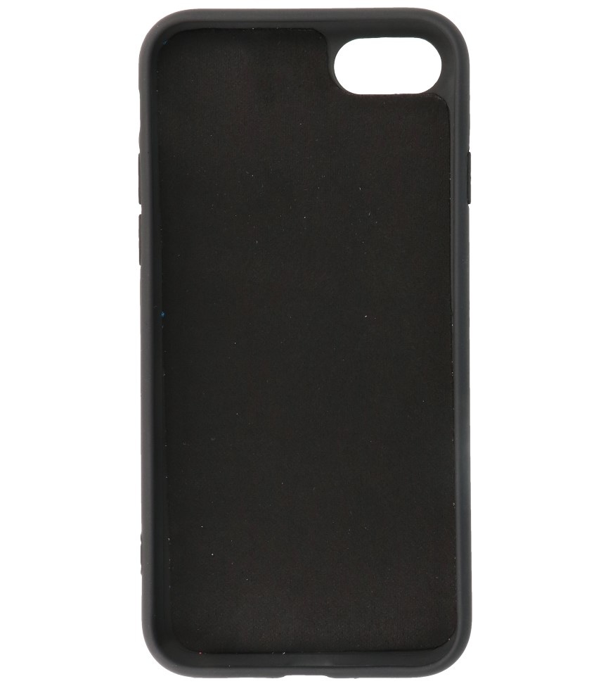 2,0 mm tyk mode farve TPU taske til iPhone SE 2020/8/7 sort